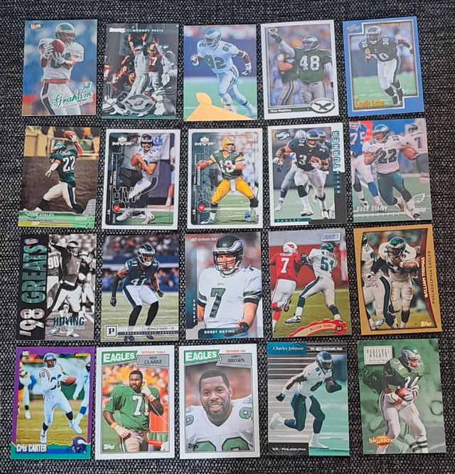Philadelphia Eagles football cards  in Arts & Collectibles in Oshawa / Durham Region - Image 4
