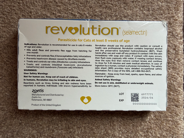 Revolution for cats in Accessories in City of Toronto - Image 3