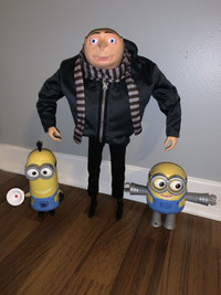 Gru Animated Talking Figure with Talking Minions.