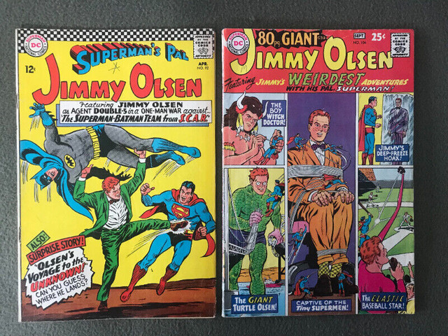 Superman's Pal Jimmy Olsen comics Silver Age dans Bandes dessinées  à Bedford