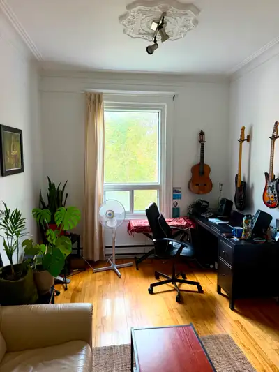 2 Private Rooms for the Price of One – Furnished Bedroom + Large Private Office/Studio **Villeray |...