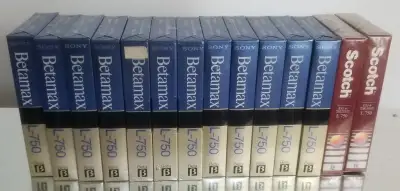 Lot de Casettes Beta, View more