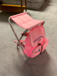  Cute Little Backpack  with chair for kid