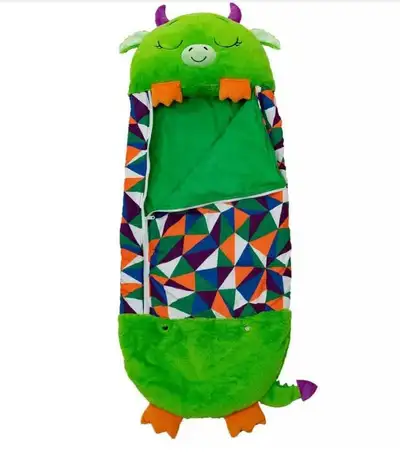 4ft Play pillow & sleepy sack, Duncan Dragon, View more