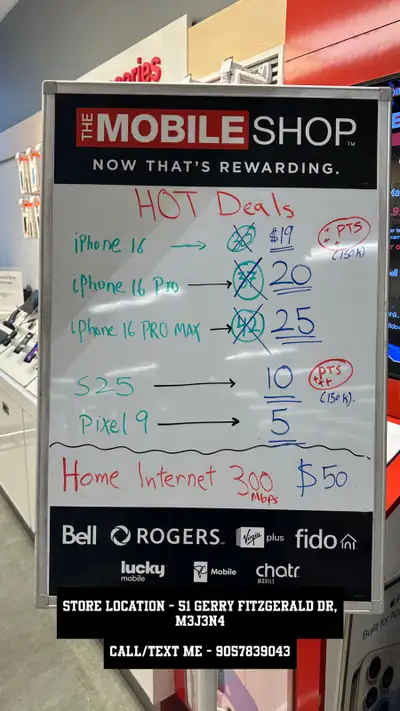 Grab the great deals only at the mobile shop
