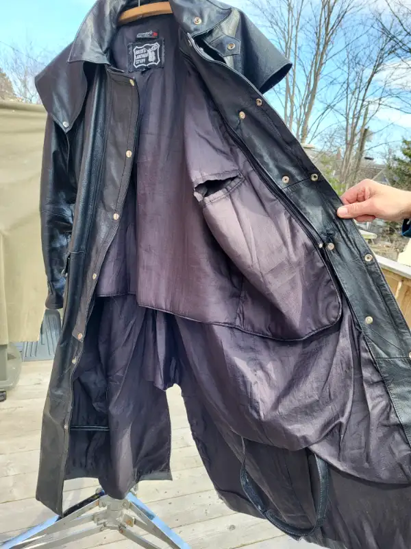 Full length Leather Duster coat in Men's in St. John's - Image 4