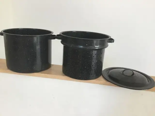 2-TIER GRANITE WARE STEAM POT - NEW62863257179523122