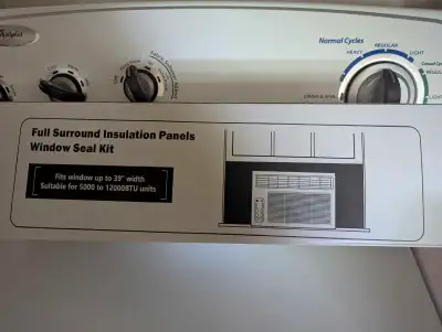Air conditioning kit for window mounting. New never been used. Pickup only no delivery Kit de climat...