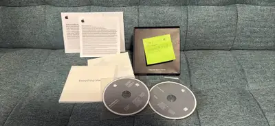 2006 Intel MacBook factory restore disks and manuals, View more
