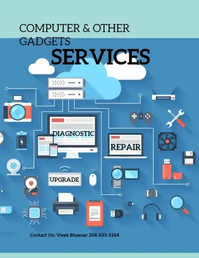 Computer, MAC or phone repair service, View more