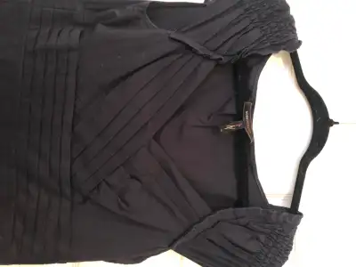 BCBG Max Azria navy cotton dress size 4, View more