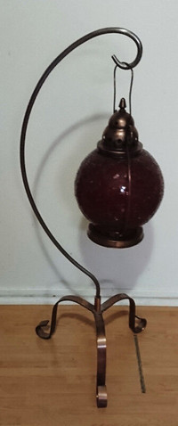 Glass Mosaic Moroccan Tea Light Candle Hanging Hurricane Lantern