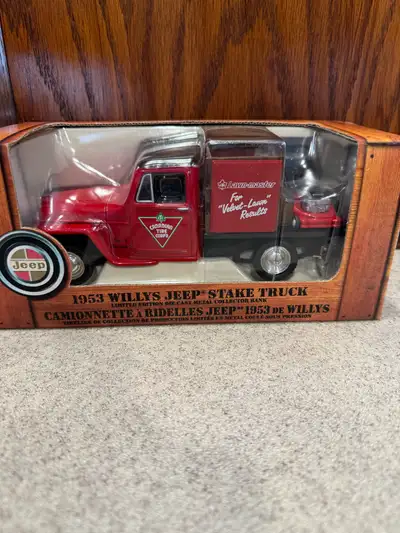 Canadian Tire- 1953 Willys Jeep Stake Truck, View more