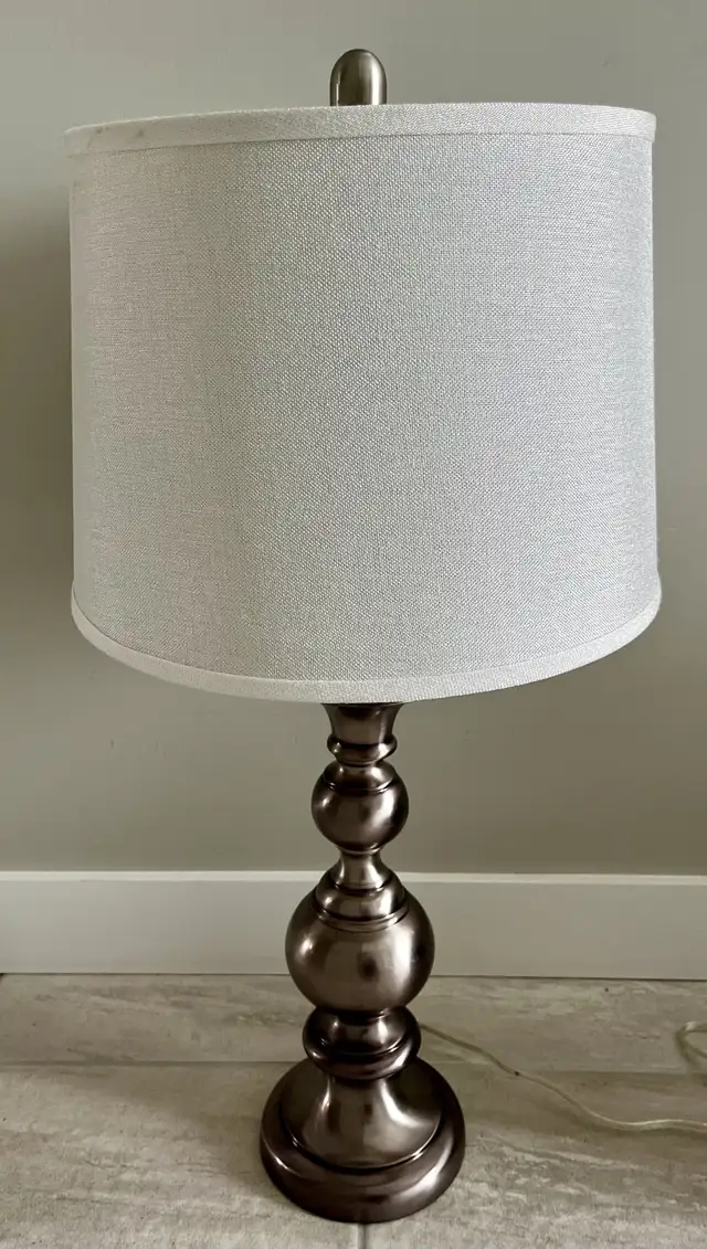 Table lamp with white shade in Indoor Lighting & Fans in Cambridge - Image 4