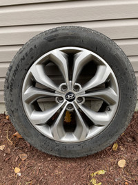 Summer Hyundai Rims and Tires (x4)