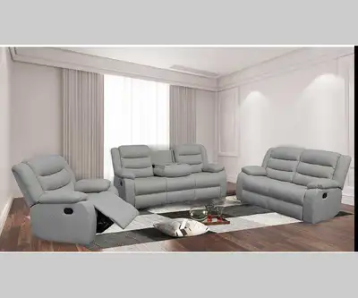 Fabric Recliner Sofa Set – Hot Deal | GTA Delivery, View more