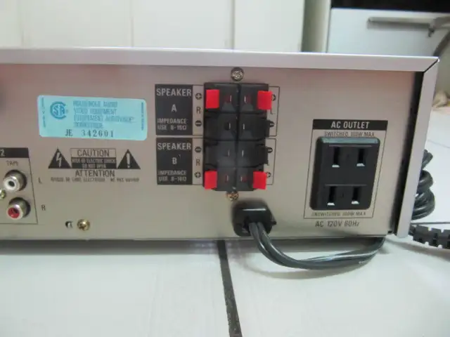 Classic Sony Model STR -AV330 AM/FM Stereo Receiver Circa 1984 in Stereo Systems & Home Theatre in Mississauga / Peel Region - Image 10