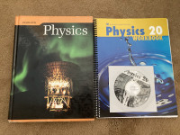 Physics 20 Textbook w Workbook & DVD