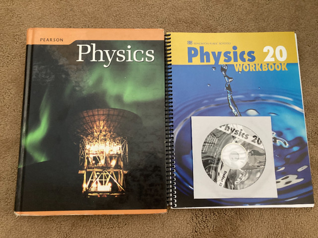 Physics 20 Textbook w Workbook & DVD in Textbooks in Calgary