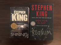 The Shining AND Doctor Sleep by Stephen King (Paperback)