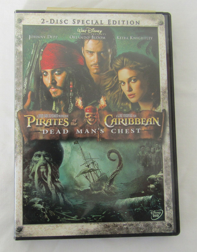 Pirates of the Caribbean Dead Man's Chest DVD Johnny Depp 2 Disc in CDs, DVDs & Blu-ray in Cole Harbour - Image 2