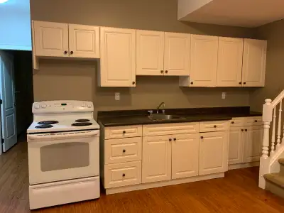 Bright and comfortable daylight basement suite available in a convenient location, close to Thompson...