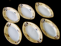 5 PETIT plats porcelaine antique NORITAKE Small Plates
