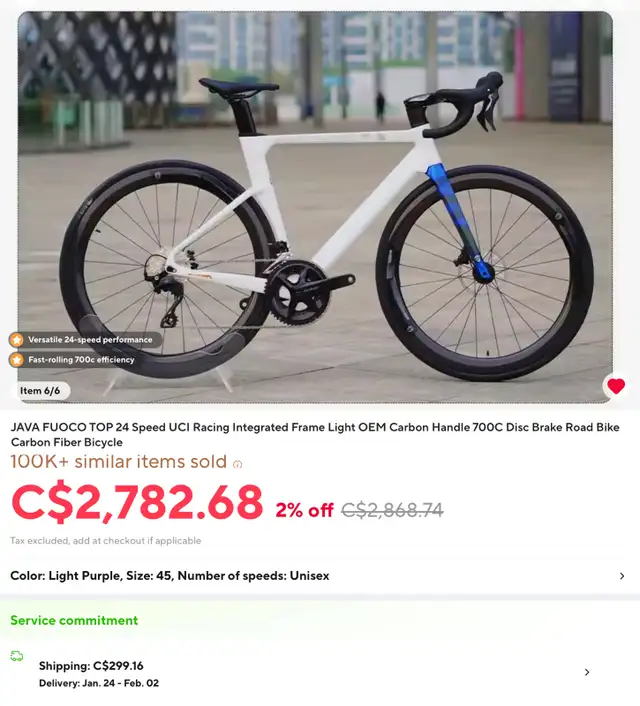 2026 FULL CARBON AERO BIKE SIZE48 SHIMANO 105 HYDRO DISCS in Road in St. Catharines - Image 3