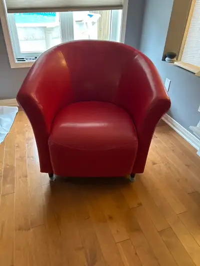 red barrel chair, View more