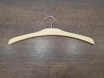 Wooden hangers, 12 pieces. $20, View more