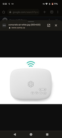 OOMA Home Security & Free Home Phone service hardware 