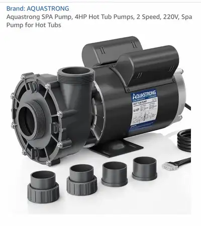 AQUASTRONG SPA Pump Brand New, View more