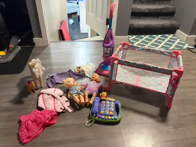 baby doll / toy lot, View more