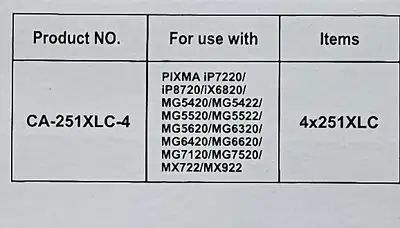 Canon Pixma Generic ink - lot of 24 (8 Y - 12 C - 4 BK) NEW, View more
