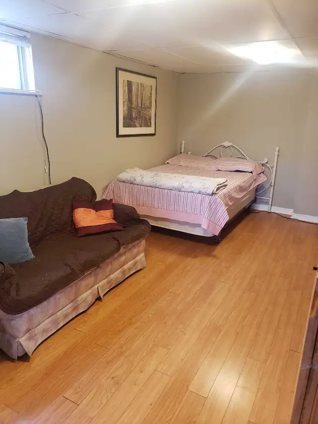 1 Bedroom Basement Apartment For Rent
