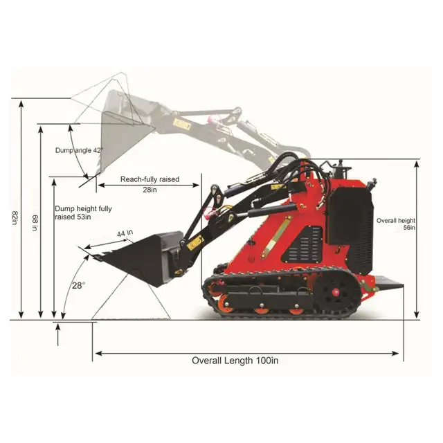 22 HP Honda Skid Steer Mini Dumper Track Loader, Hydraulic Motor in Power Tools in Mississauga / Peel Region - Image 10