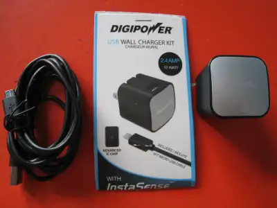 DIGIPOWER USB wall Charger kit, new, never used, View more