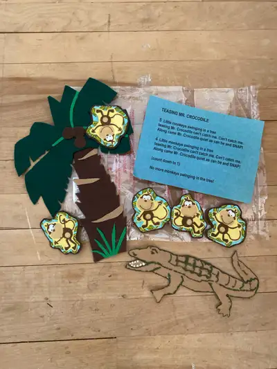 Felt Board Teasing Mr. Crocodile, View more