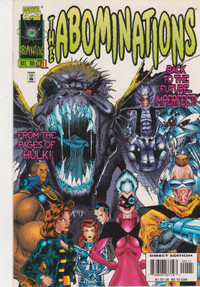 Marvel Comics - The Abominations - Issues #1 and 3.