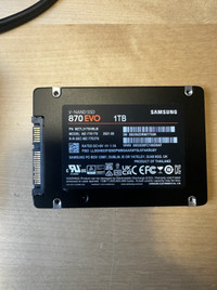 Samsung 1TB SSD hard drive