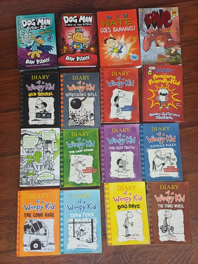 kids books  Dog  man and Diary of Wimpy kid in Children & Young Adult in City of Toronto - Image 3