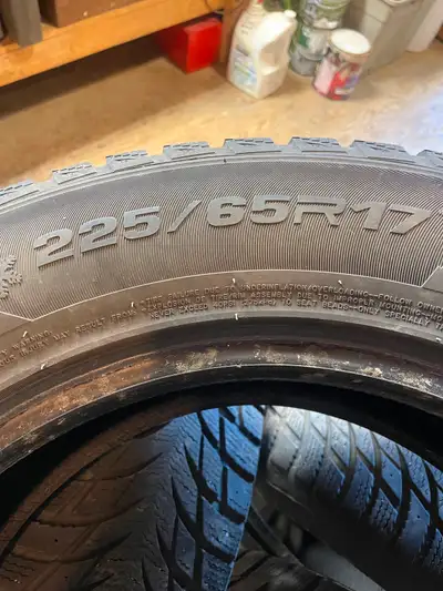 Set of 4 used winter tires. They are free. First come first served. Add will be deleted as soon as t...