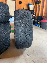 Set of 4 Nitto Recon Grapplers  AT35x12.5r22 , load range F, M+S