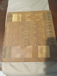 White Oak And Ash End Grain Cutting Board