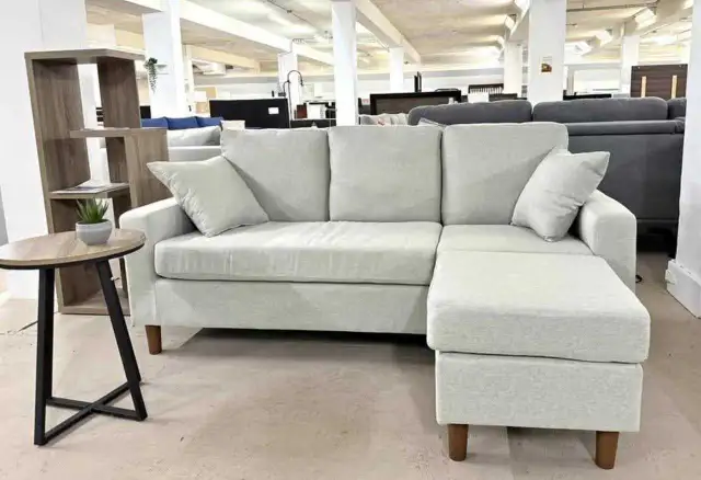 Brand New Grey Sectional Sofa ️  in Couches & Futons in Kingston - Image 4