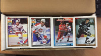 1991-92 Topps Hockey Complete Base Set Cards #1-528