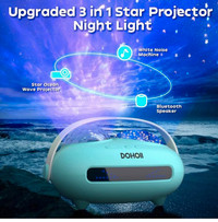 Dohoii Star Ocean Wave Projection Lampwith Bluetooth *see Note*