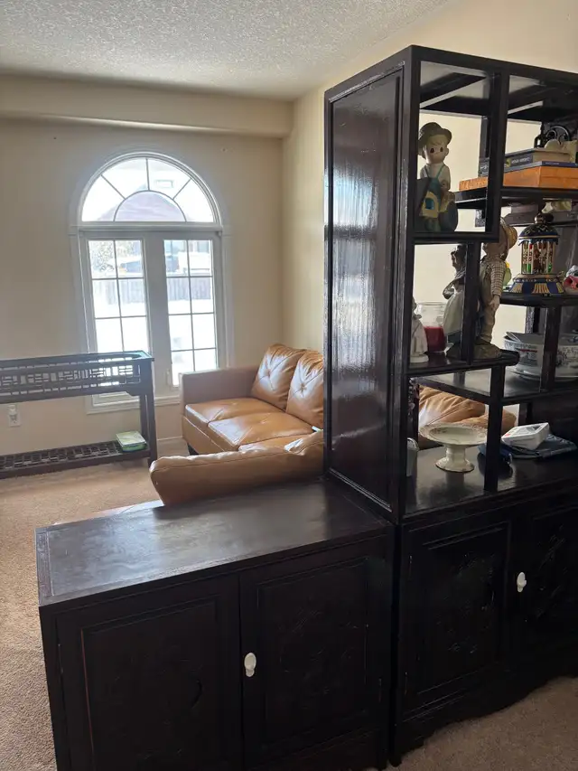 twin bed: frame + mattress, foldable sofas, nice shelves in Beds & Mattresses in Kingston - Image 5