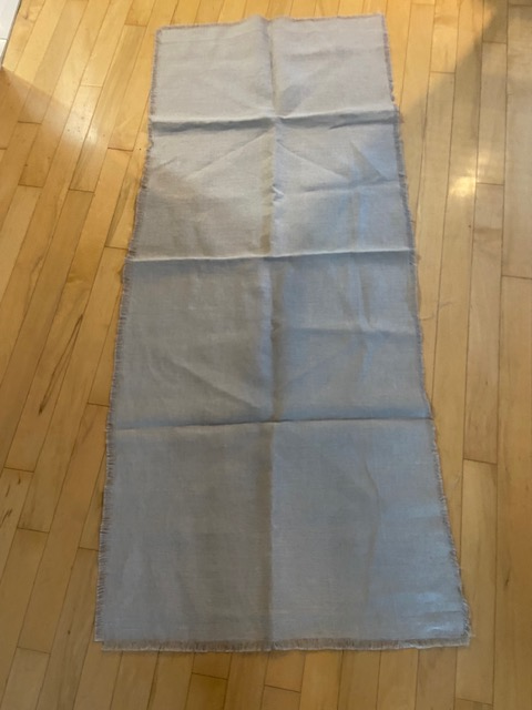 brand new !!!  beige linen table runner