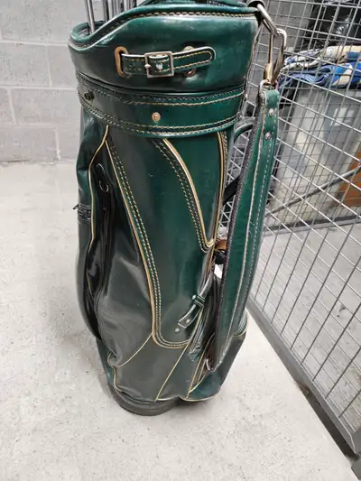 Vintage Leather Burton Golf Bag, View more